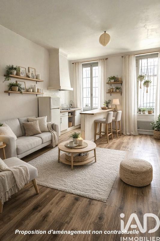 Appartement - 30 m² - 2 pièces