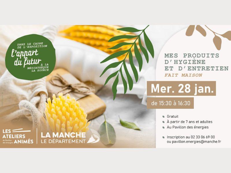 Confections de produits d’hygiène et d’entretien 100% naturels