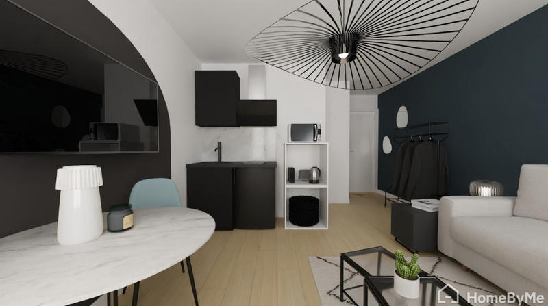 Appartement ancien - 20 m² - 1 pièce