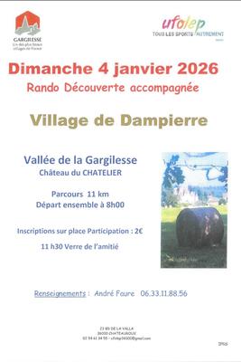 Randonnée découverte à Dampierre
