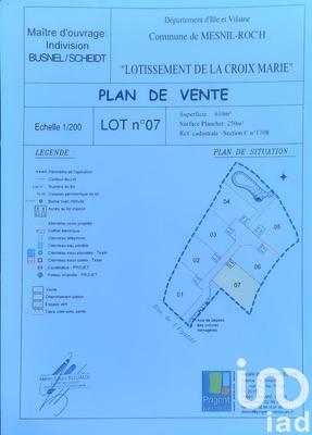 Terrain - 610 m²