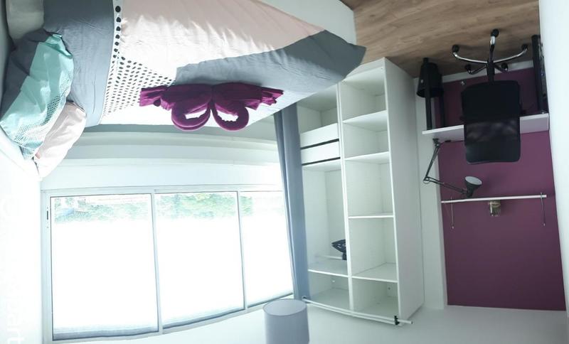 Chambre - 9 m² - 1 pièce