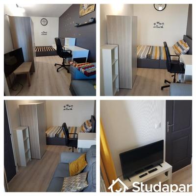 Chambre - 9 m² - 1 pièce