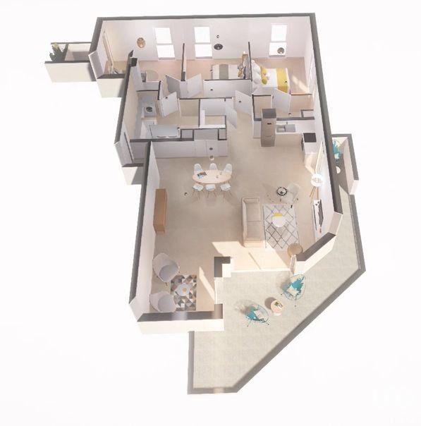 Appartement - 101 m² - 4 pièces