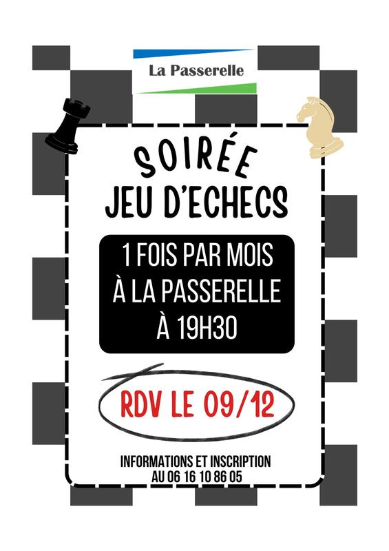 Soirée jeu d'échecs