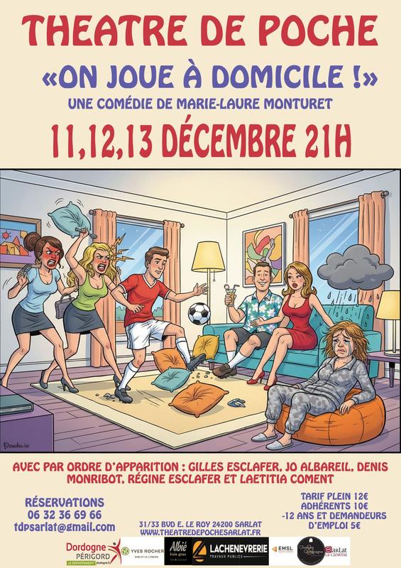 Théâtre de poche : &quot;On joue à domicile&quot;