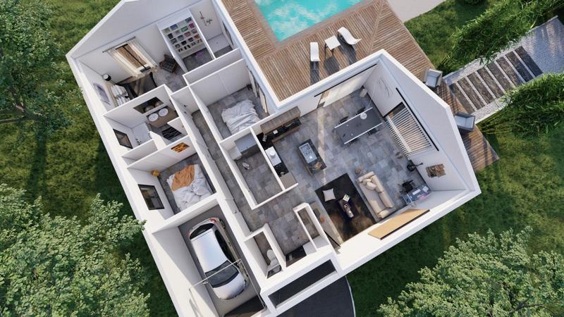 Maison - 90 m² - 4 pièces