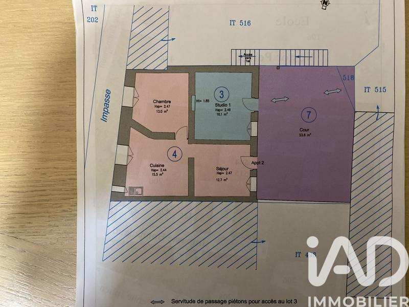 Appartement - 42 m² - 2 pièces