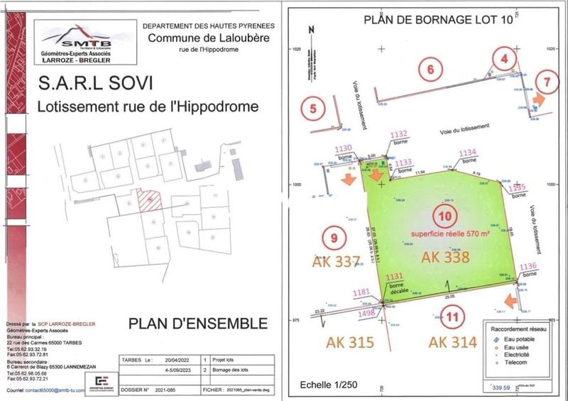 Terrain constructible - 575 m²