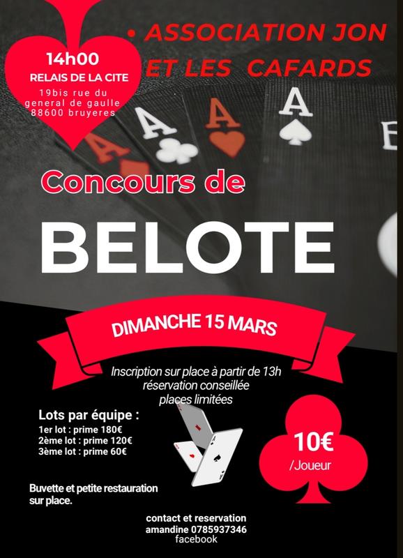 Concour de Belote de Jon et les cafards