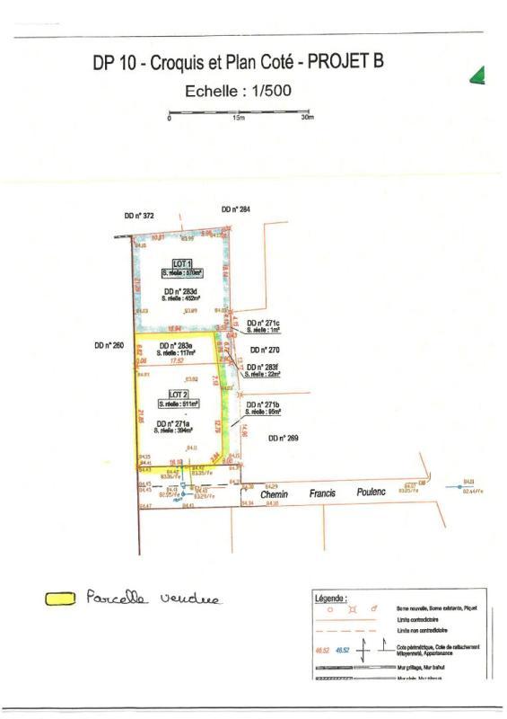 Terrain constructible - 511 m²