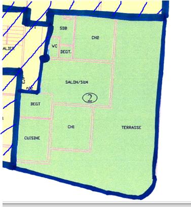 Appartement - 61 m² - 3 pièces