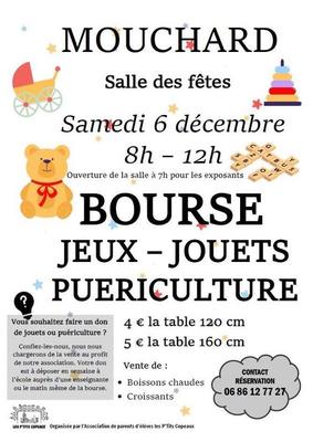Bourse aux jeux, jouets et puériculture
