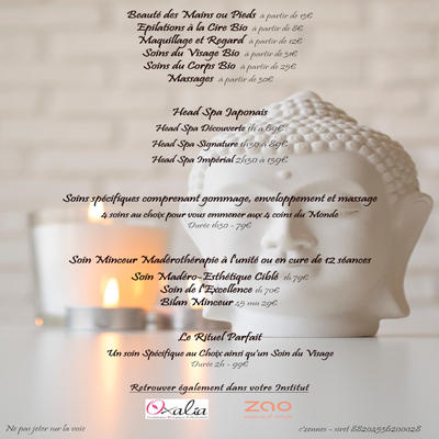 C'Zennes Institut de Beauté Bien-être, Salon de Massage Bio et Head Spa