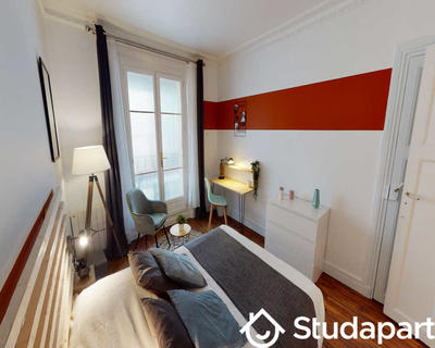 Chambre - 60 m² - 1 pièce