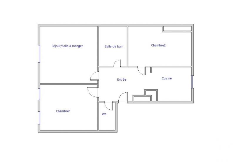 Appartement - 48 m² - 3 pièces