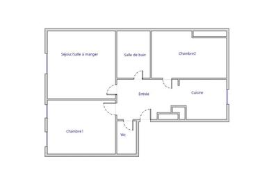 Appartement - 48 m² - 3 pièces