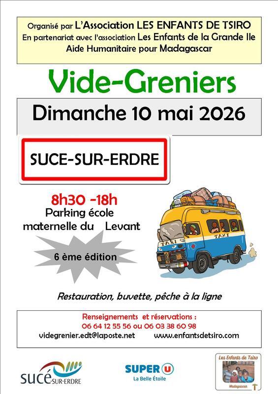 Vide grenier au profit de l'association "les enfants de tsiro"