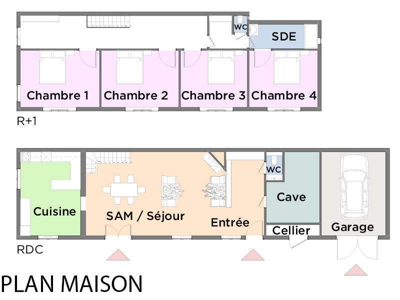Maison - 145 m² - 6 pièces