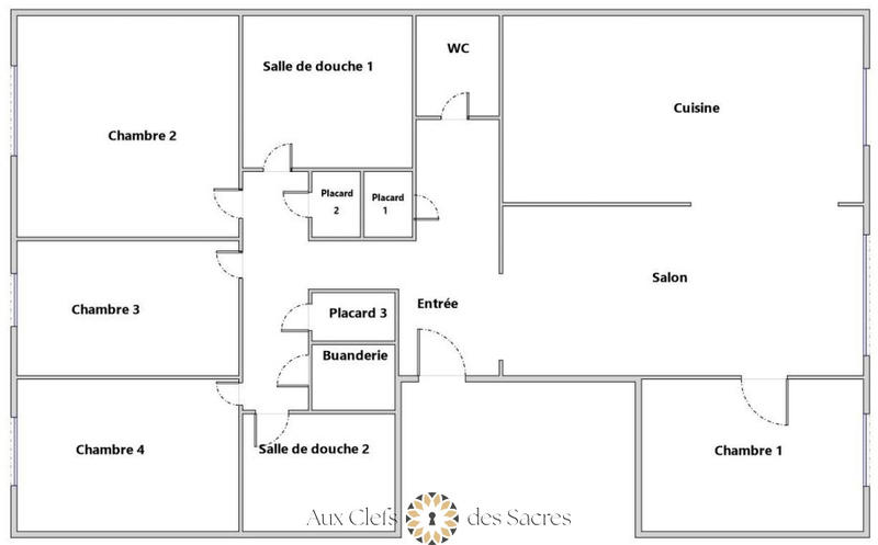 Appartement - 104 m² - 5 pièces