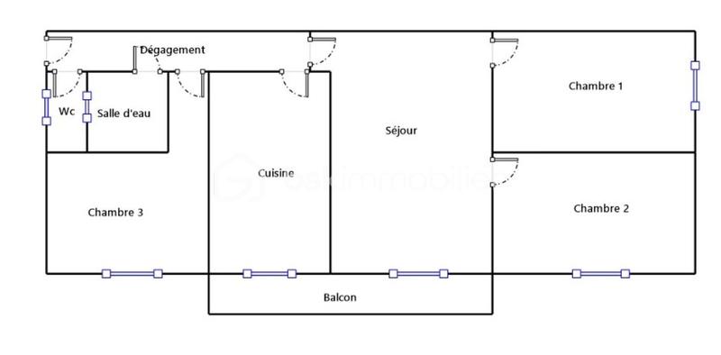 Appartement - 78 m² - 4 pièces