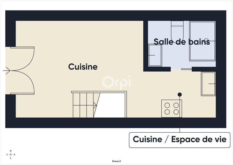 Maison - 29 m² - 2 pièces