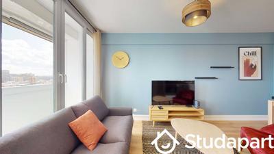 Chambre - 11 m² - 1 pièce