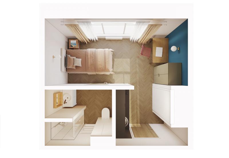 Appartement - 19 m² - 1 pièce