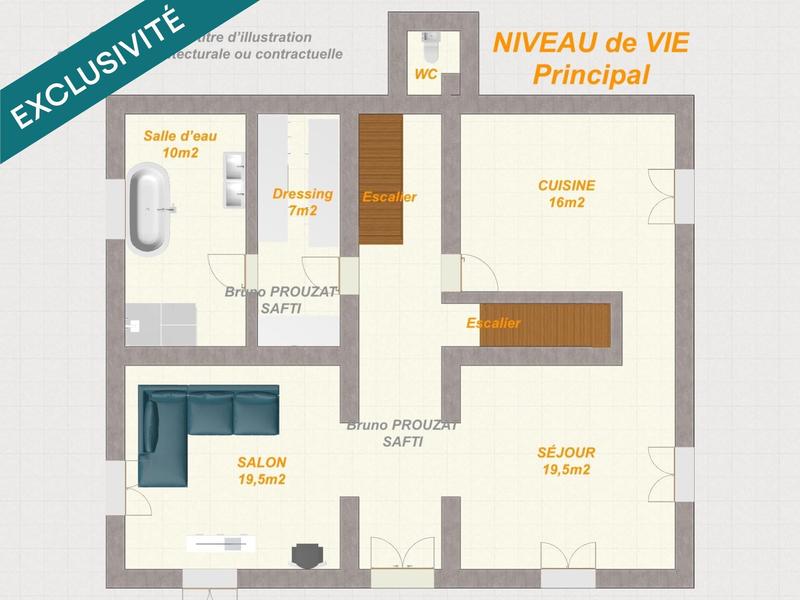 Maison - 246 m² - 7 pièces