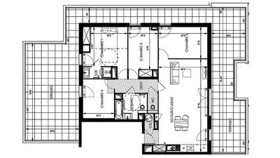 Appartement - 98 m² - 5 pièces