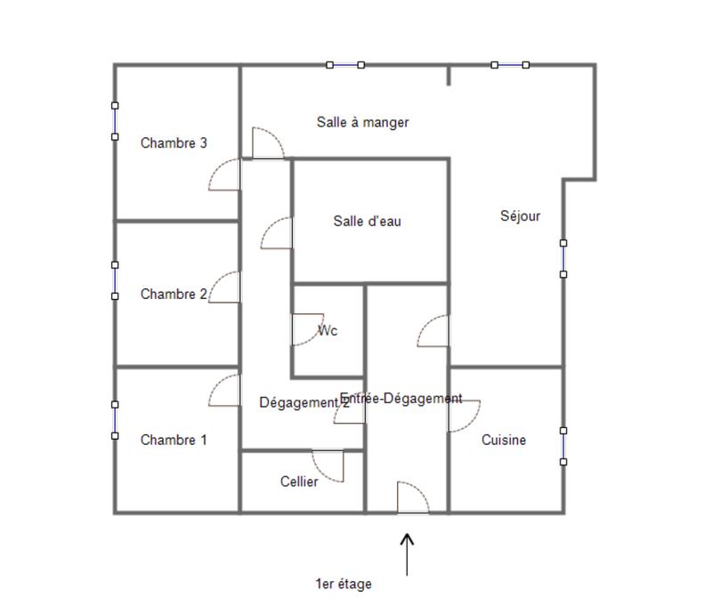 Appartement - 94 m² - 5 pièces