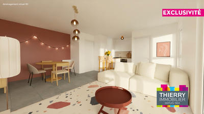 Appartement - 52 m² - 2 pièces