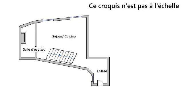 Appartement - 45 m² - 2 pièces