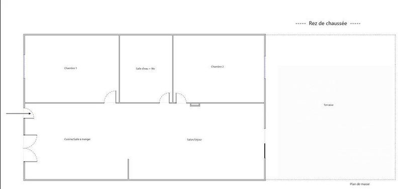 Maison - 74 m² - 3 pièces