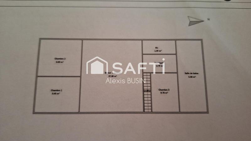 Maison - 74 m² - 5 pièces