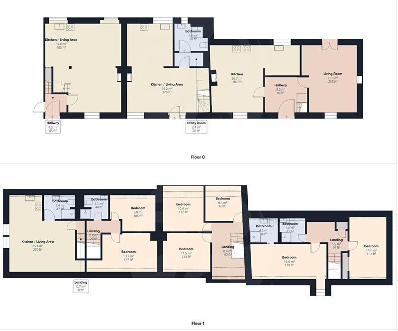 Maison - 241 m² - 12 pièces