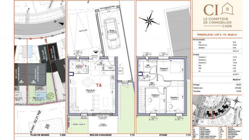 Maison - 85 m² - 4 pièces