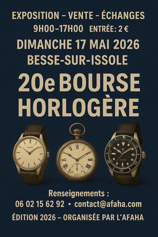 Bourse horlogère de besse sur issle 83 var