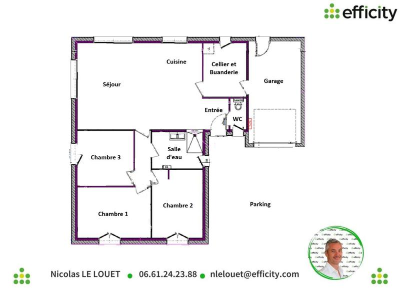 Pavillon - 90 m² - 4 pièces