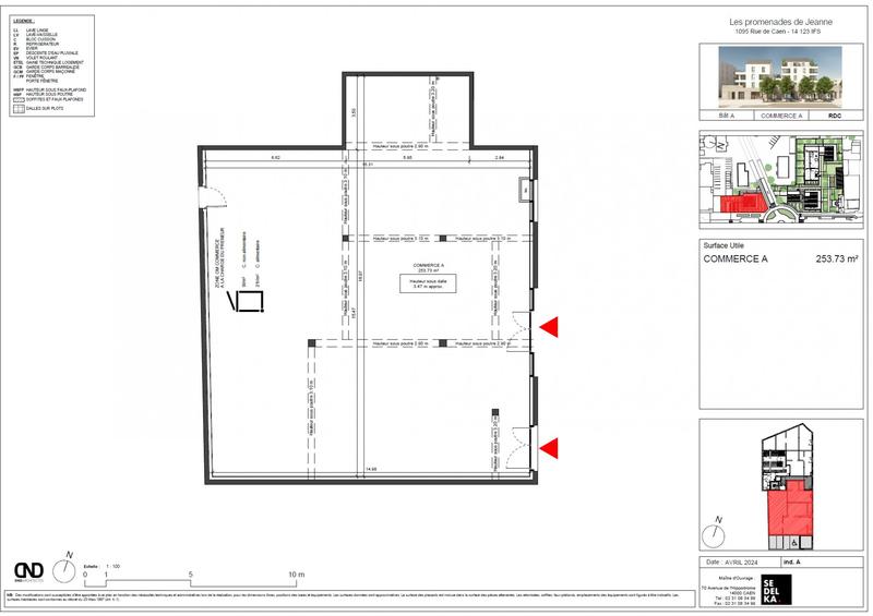 Local commercial - 254 m²