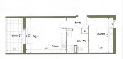 Appartement - 40 m² - 2 pièces