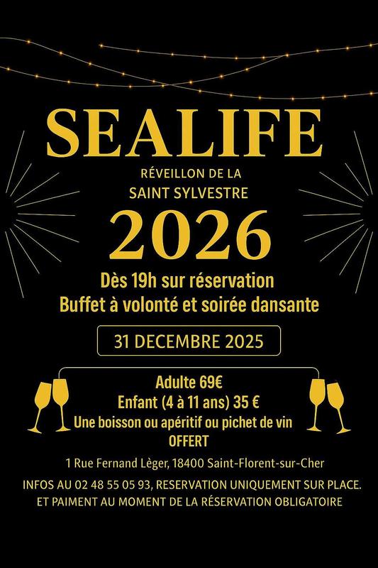 Soirée du Nouvel An 2026 - Sealife