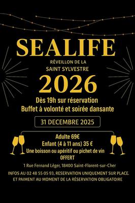 Soirée du Nouvel An 2026 - Sealife