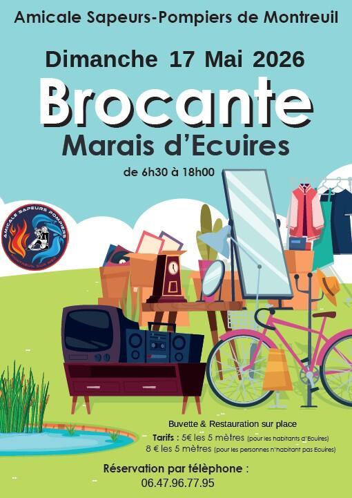 Brocante des sapeurs pompiers de montreuil