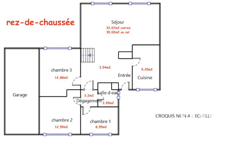 Maison - 134 m² - 6 pièces