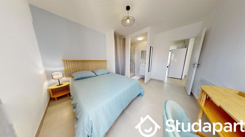 Chambre - 12 m² - 1 pièce