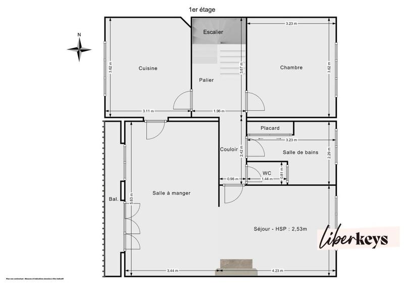Maison de ville - 140 m² - 6 pièces