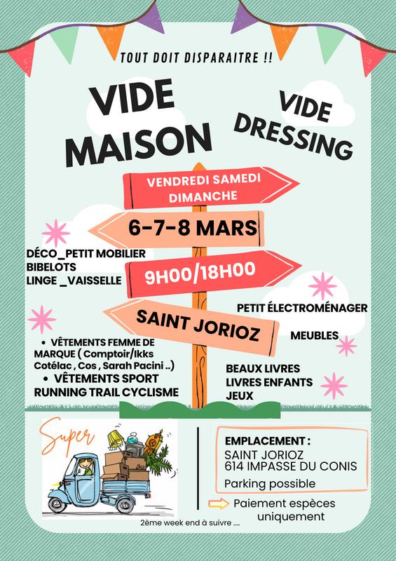 Vide maison - vide dressing