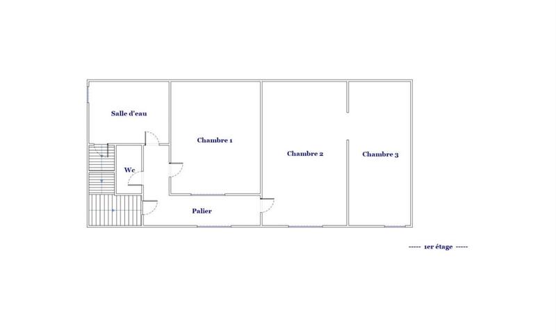 Maison de ville - 89 m² - 5 pièces