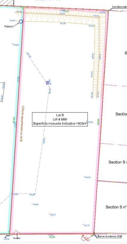 Terrain industriel - 903 m²